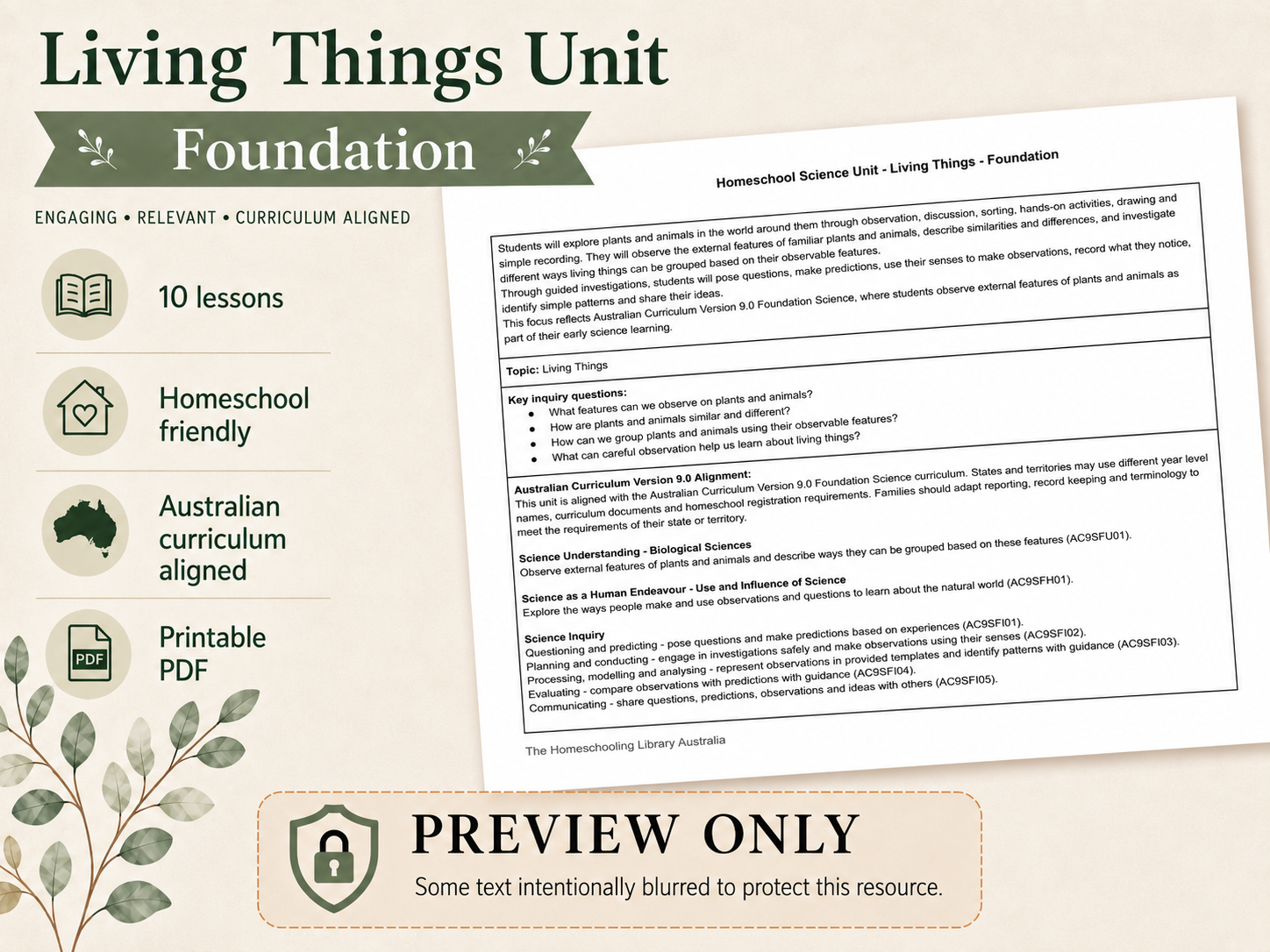 HSIE Foundation Places We Know Homeschool Unit PDF